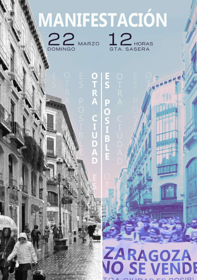 Zaragoza no se vende Marzo 2026