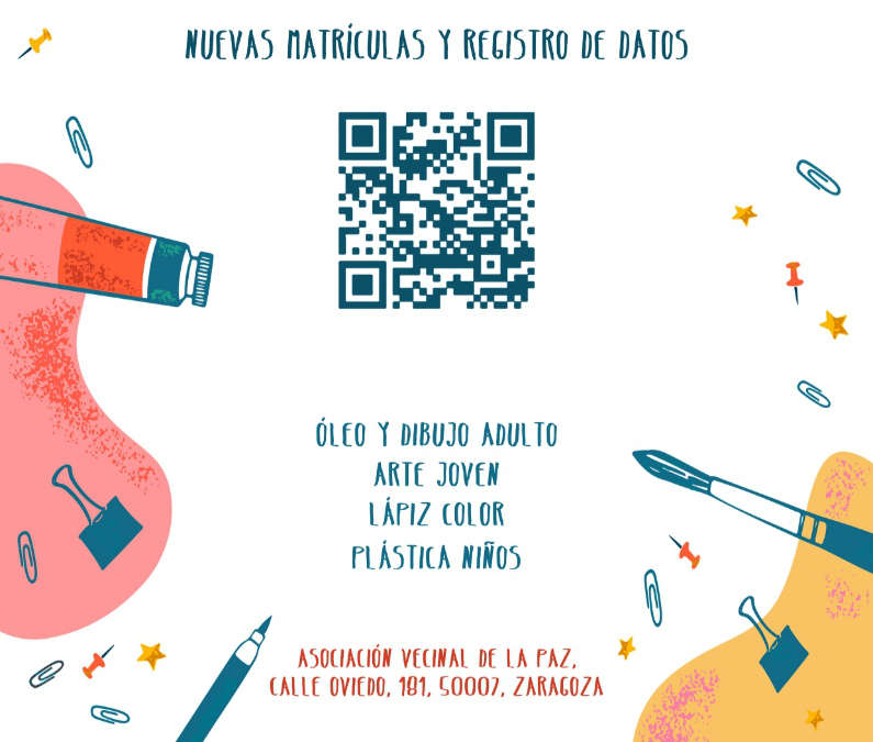 Matrícula Escuela de Arte La Paz