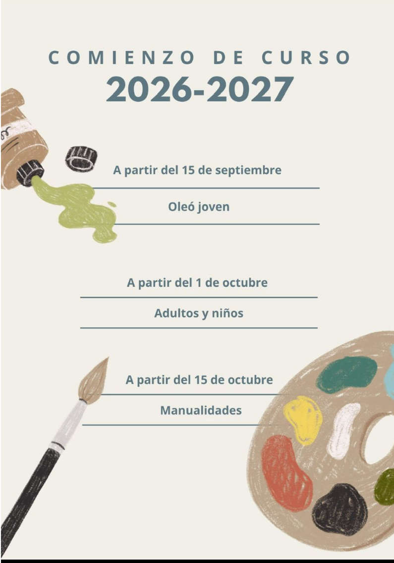 comienzo curso 2026 Talleres de Arte La Paz