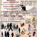 Inscripciones en los Talleres de Arte la paz para el curso 2026-2027