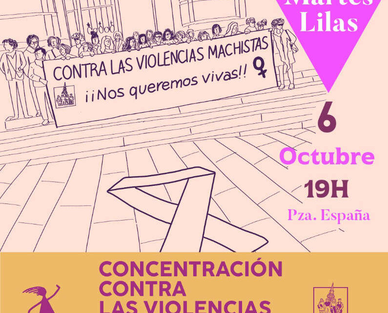 Martes Lilas Octubre 2026: Concentración contra las violencias machistas